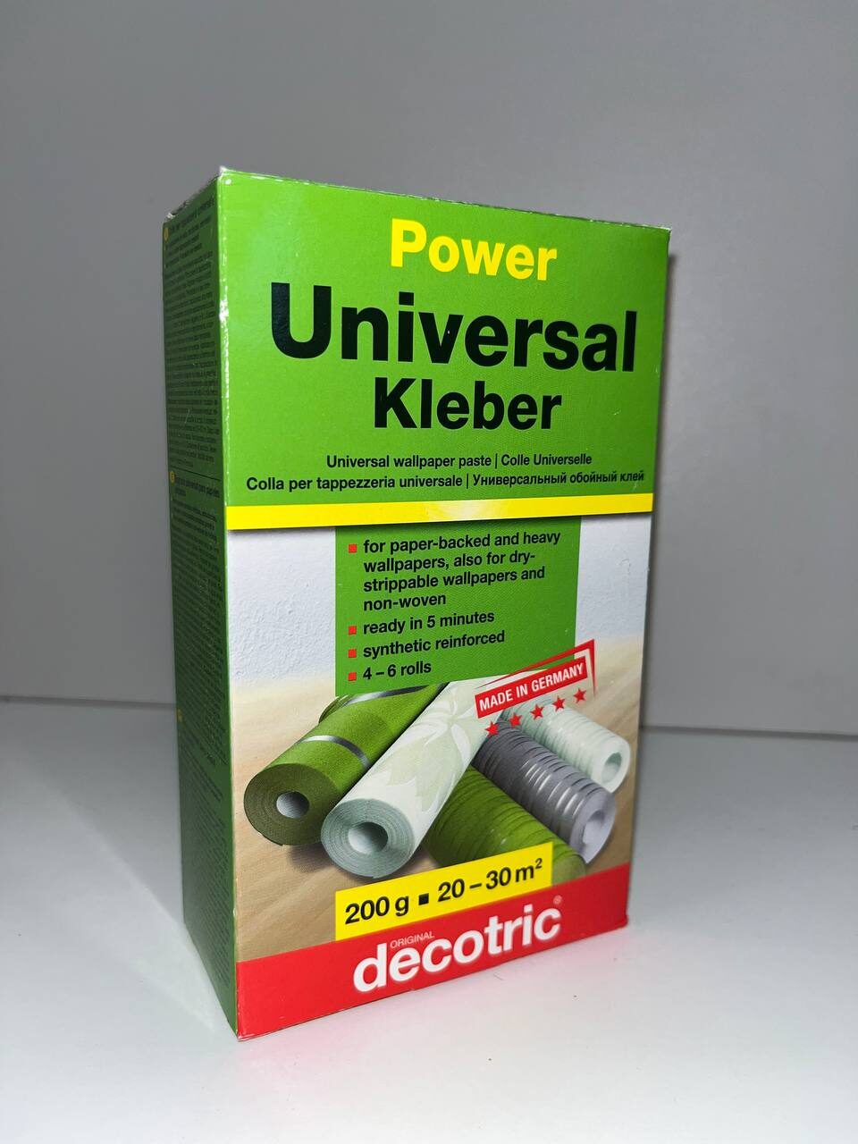 Decotric Power Универсальный обойный клей, 200г.