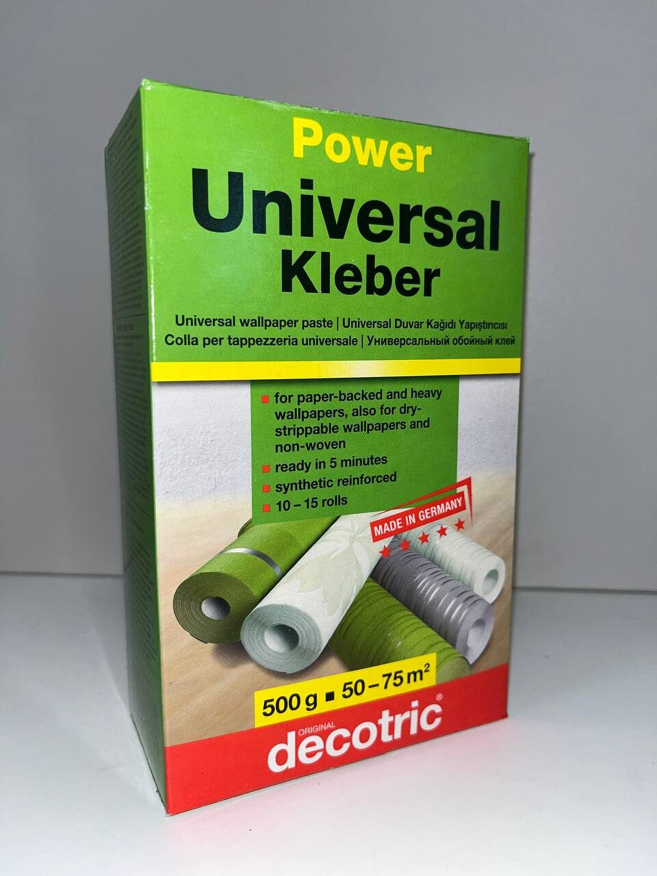 Decotric Power Универсальный обойный клей, 500г.